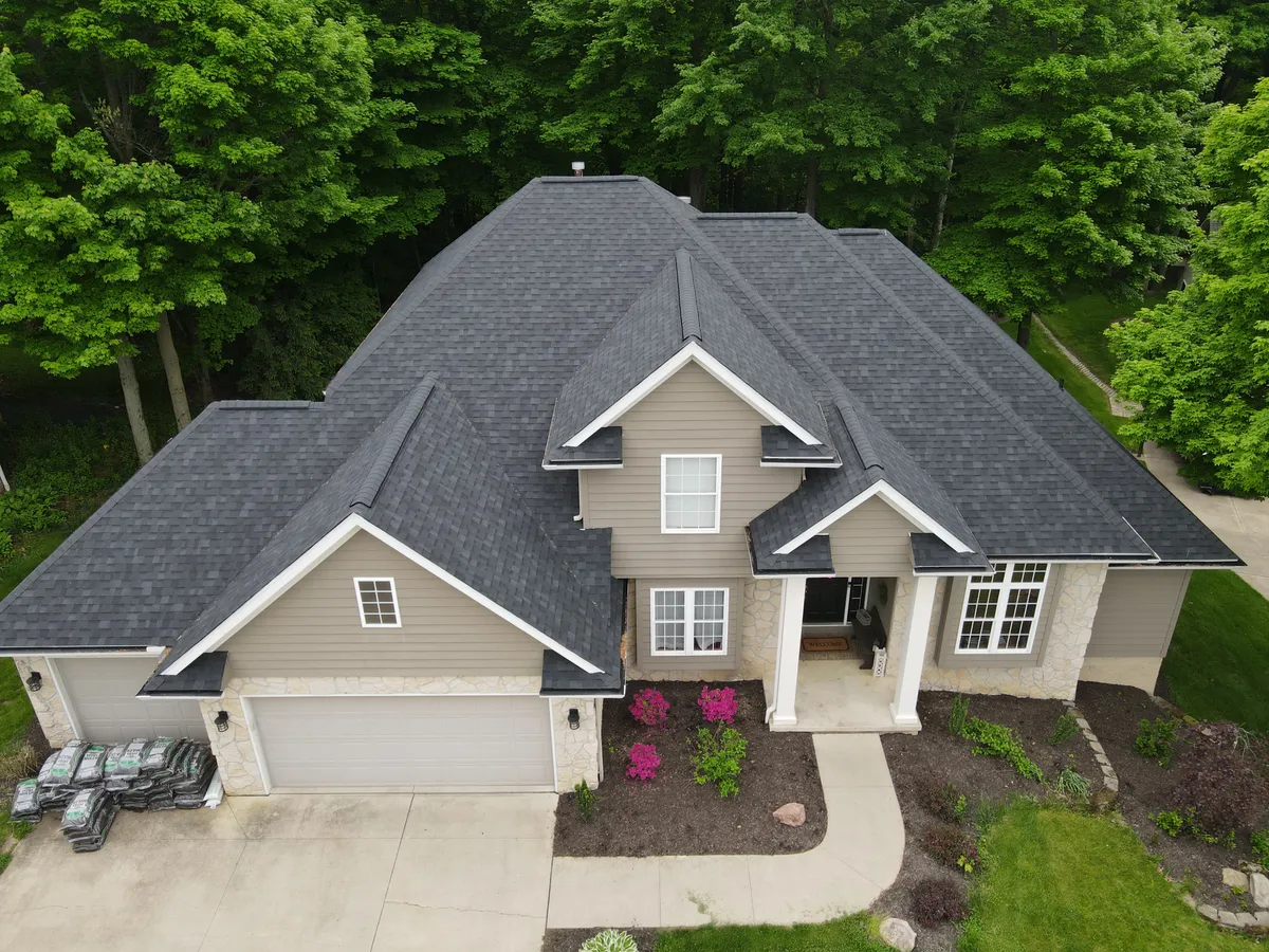 Completed roofing project. 1151 Wildwood Drive