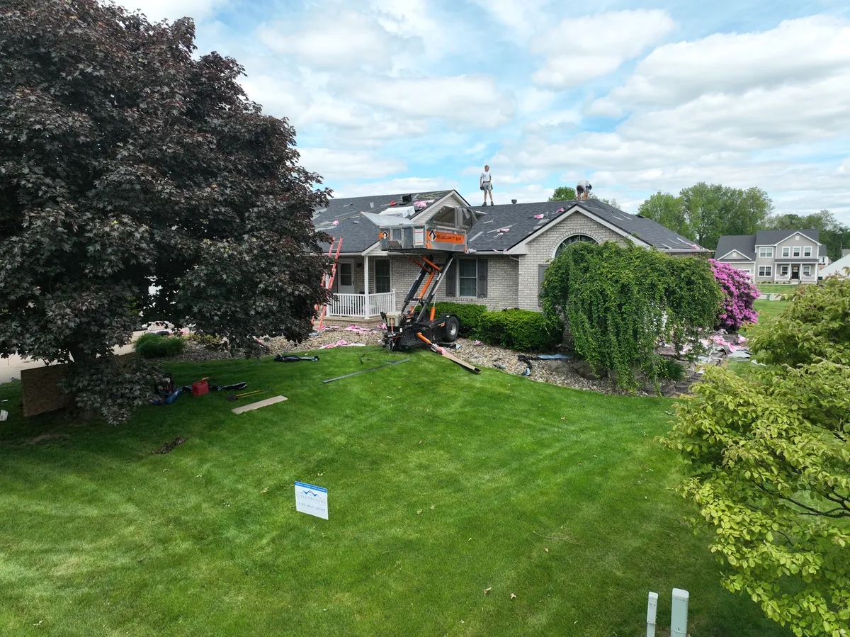 Completed roofing project. 1171 Kelly Street Southwest