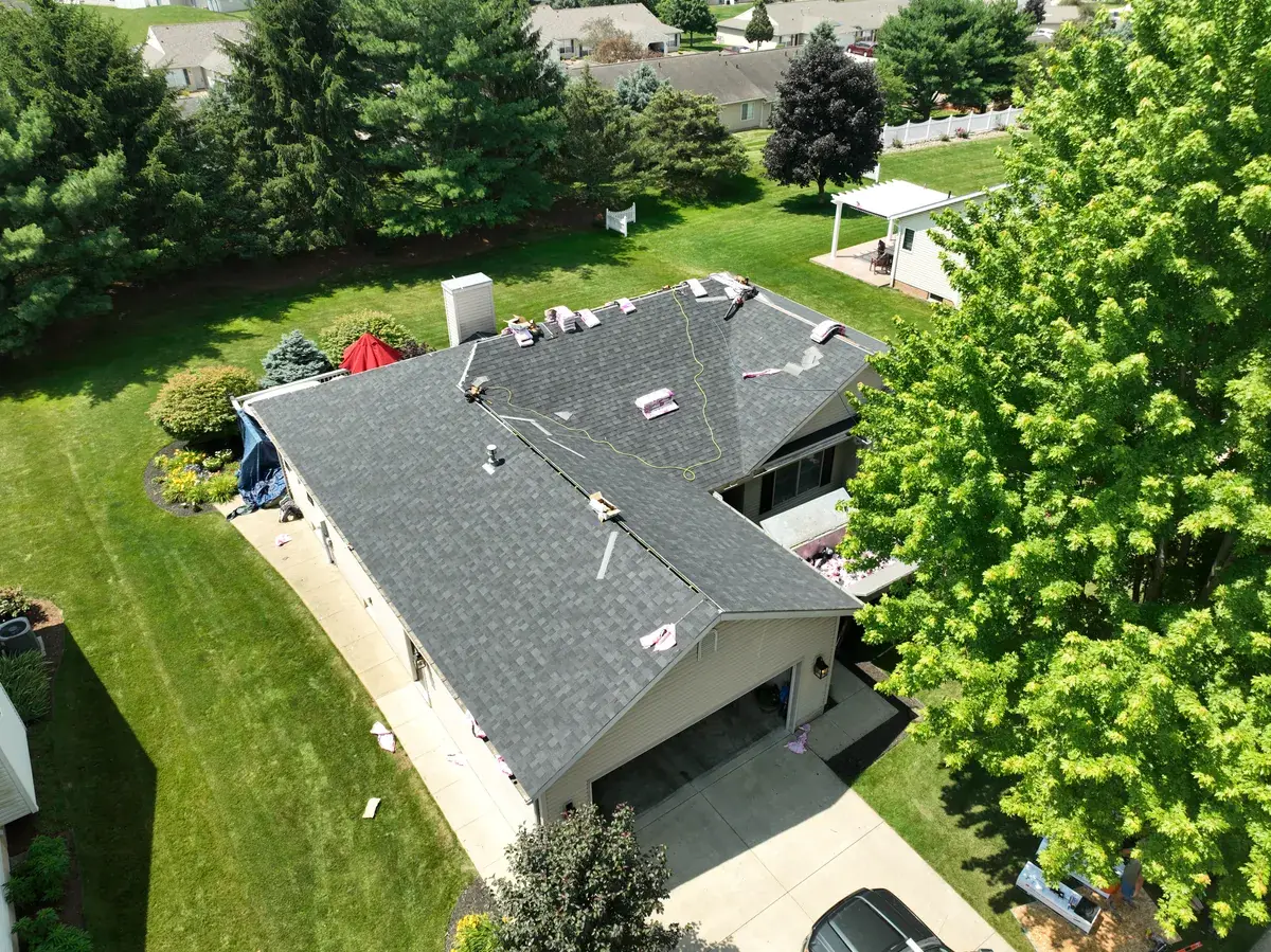Completed roofing project. 1643 Summerlin Drive