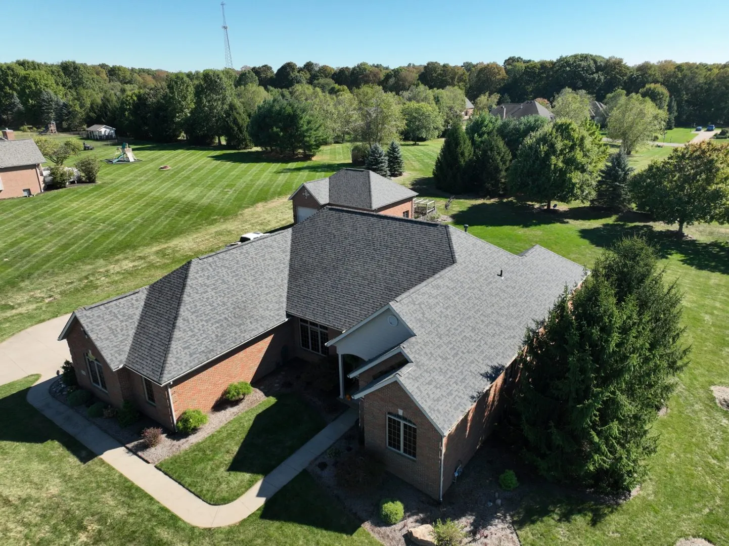 Hail damage roof repair