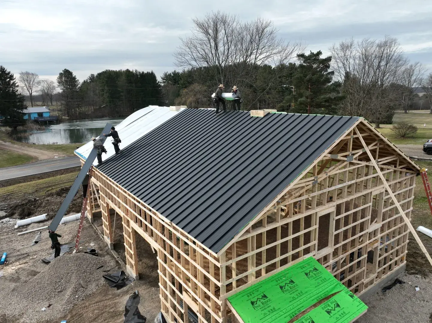 Commercial roofing project