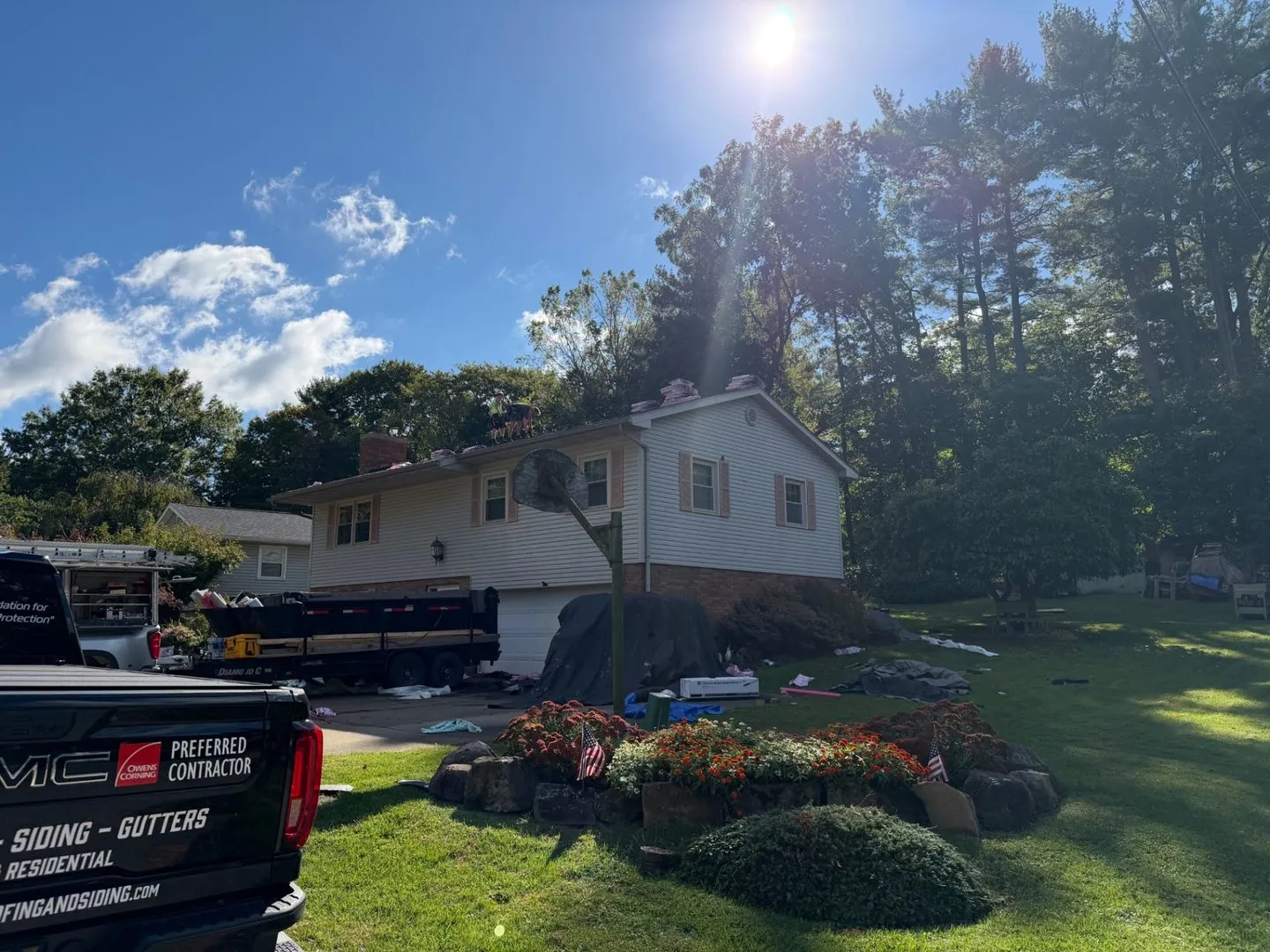 Completed Cornerstone Roofing and Siding exterior project