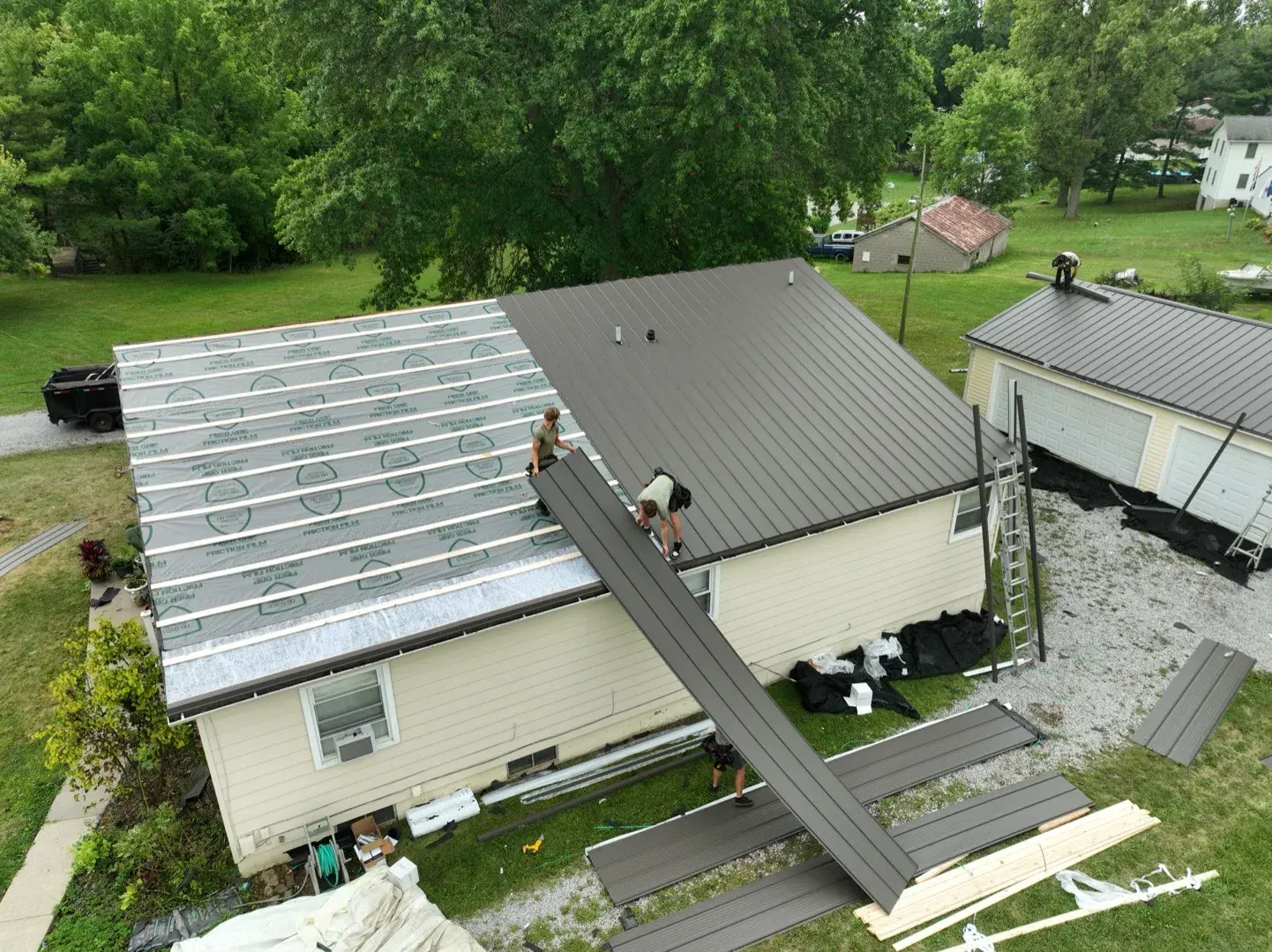 Completed Cornerstone Roofing and Siding exterior project