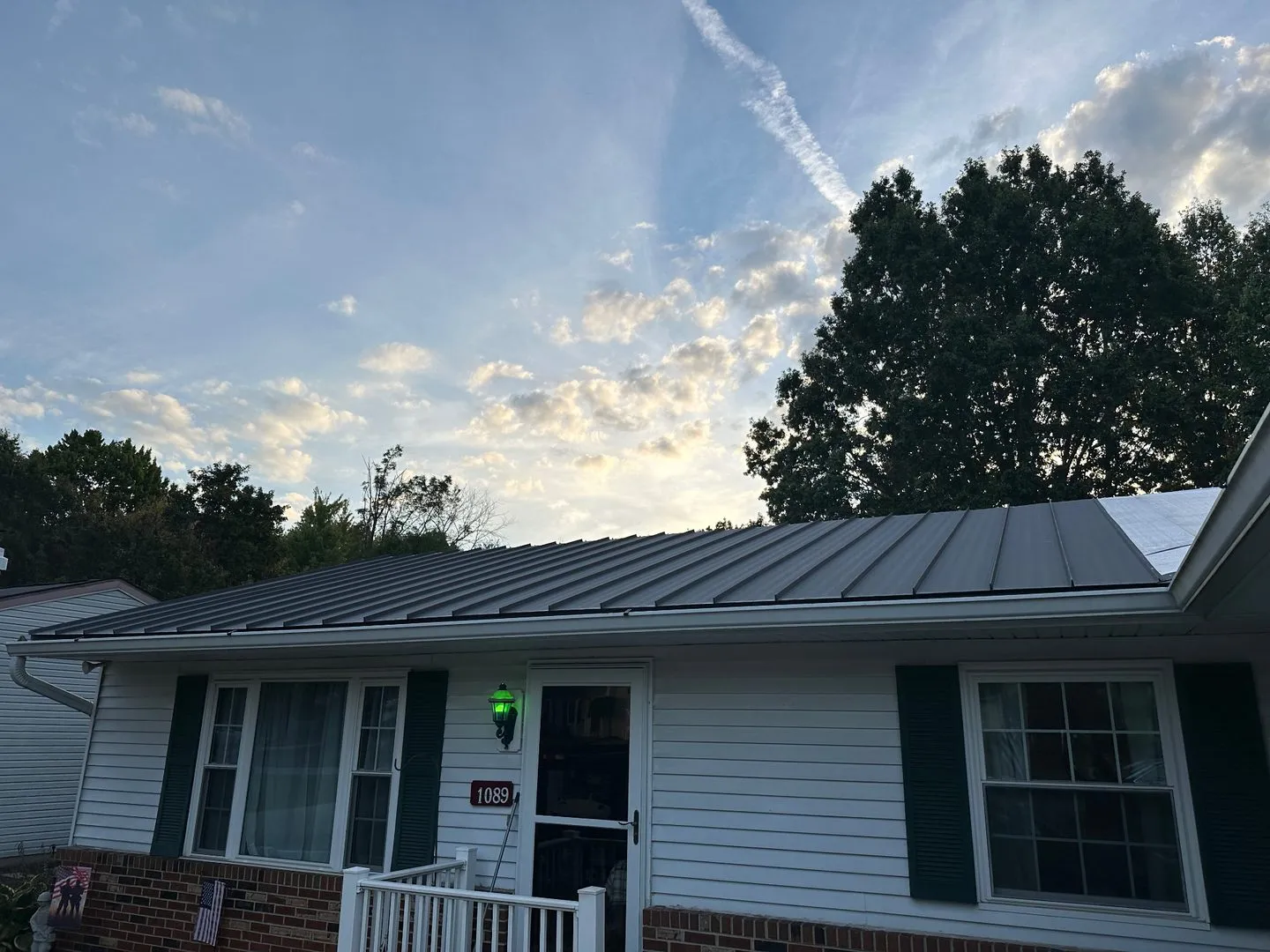 Completed Cornerstone Roofing and Siding exterior project