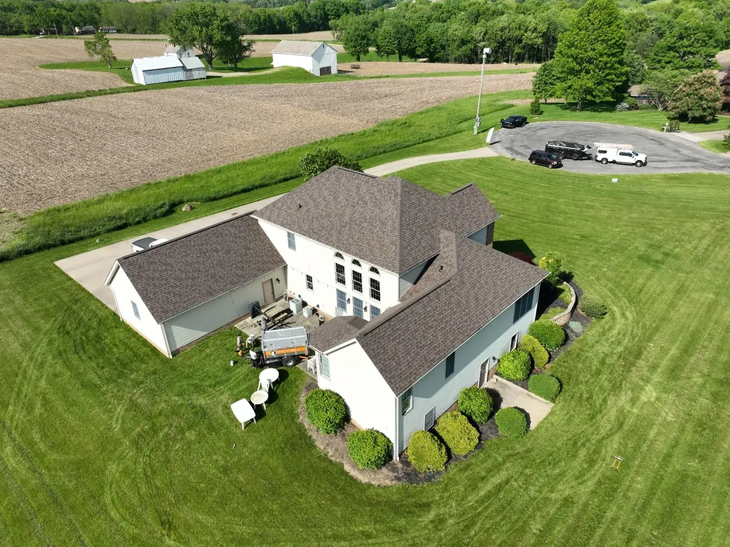 Completed Cornerstone Roofing and Siding exterior project