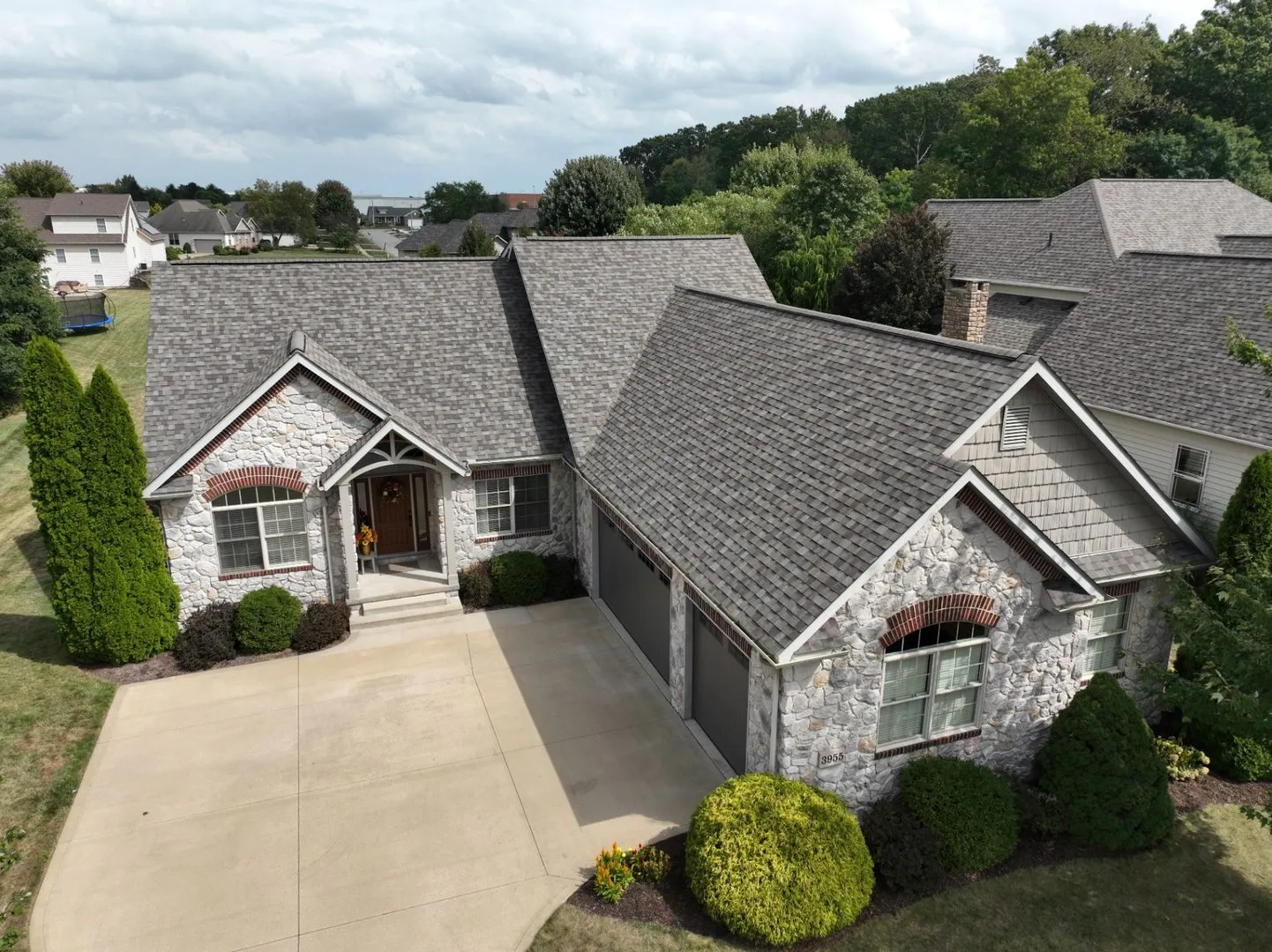 Storm damage roof repair