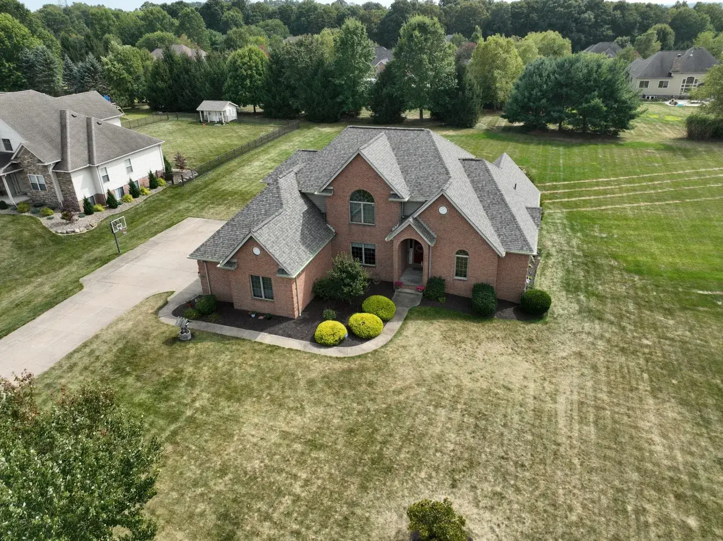 Storm damage roof repair