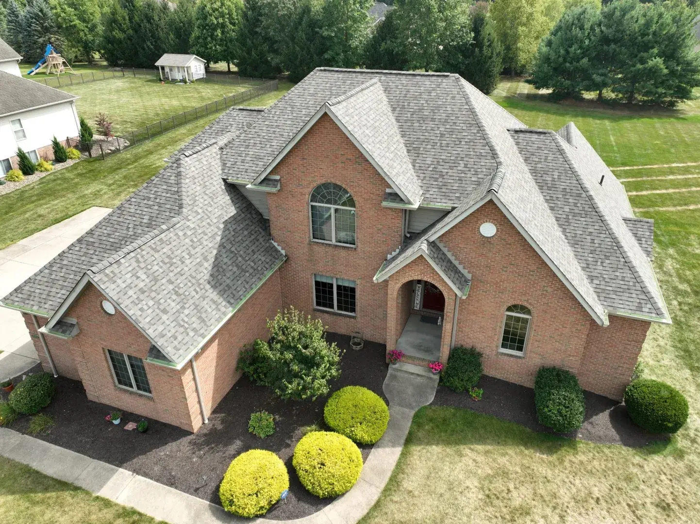 Storm damage roof repair