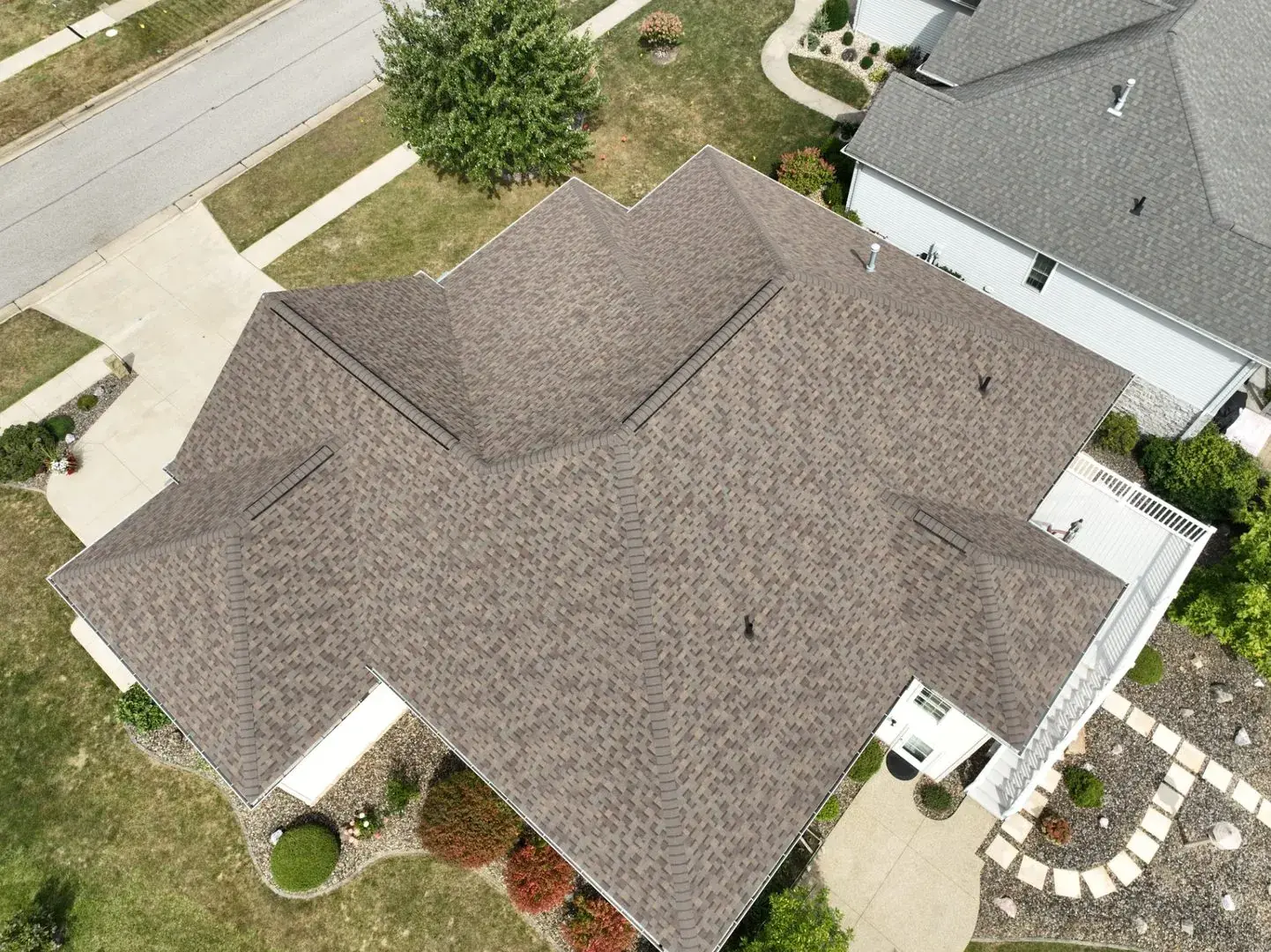 Hail damage roof repair