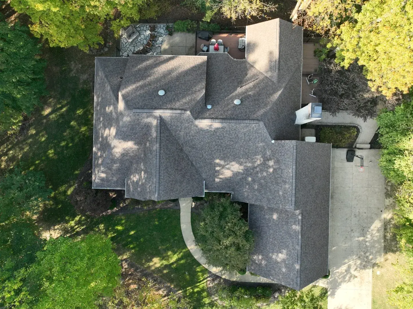 Wind damage roof repair
