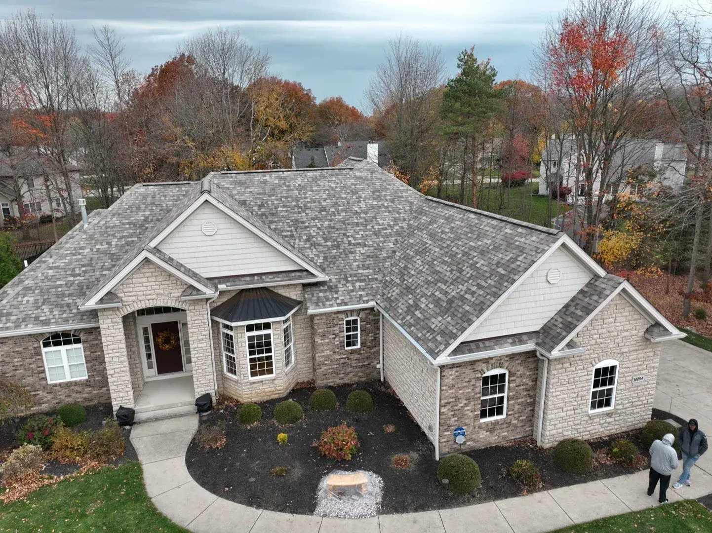 Completed Cornerstone Roofing and Siding exterior project