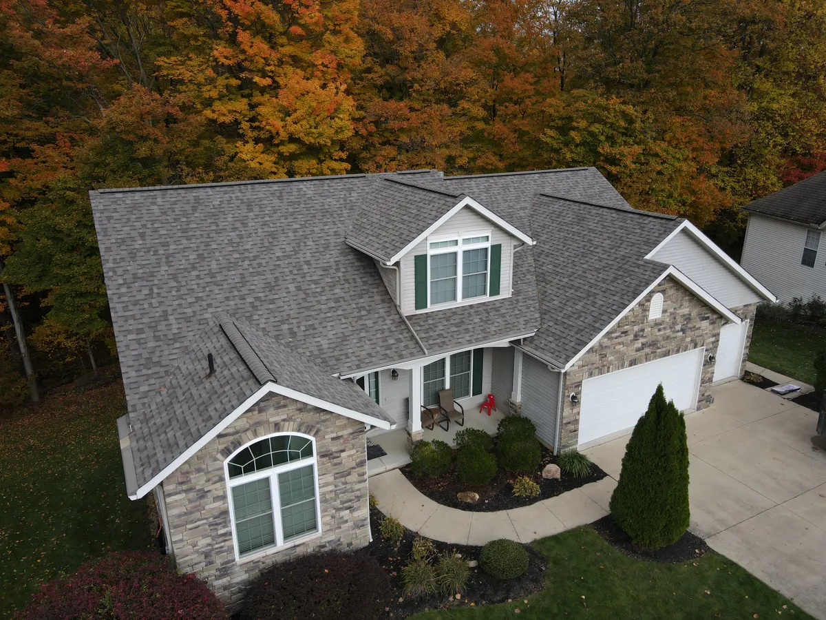 Completed roofing project. Wildwood Drive