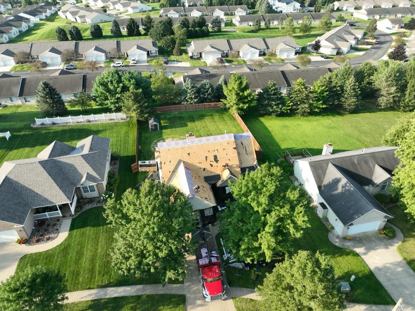 Completed Cornerstone Roofing and Siding exterior project